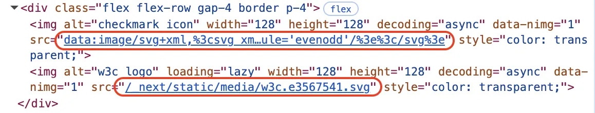 Two images in HTML