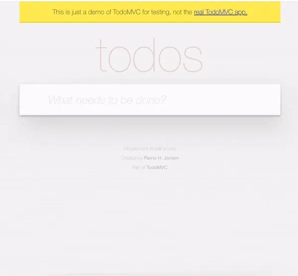 Creating todo items